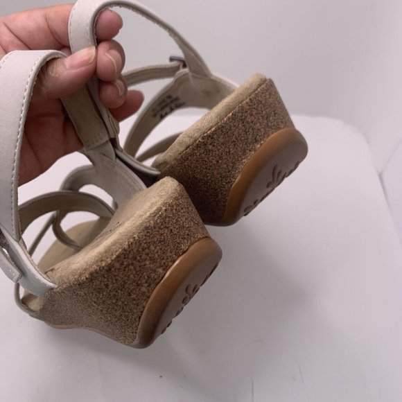 Easy Street Women's Wedge Sandal brown size 8 summ - Picture 2 of 5